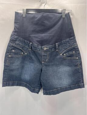 Thyme Maternity Jean Shorts Women's Medium